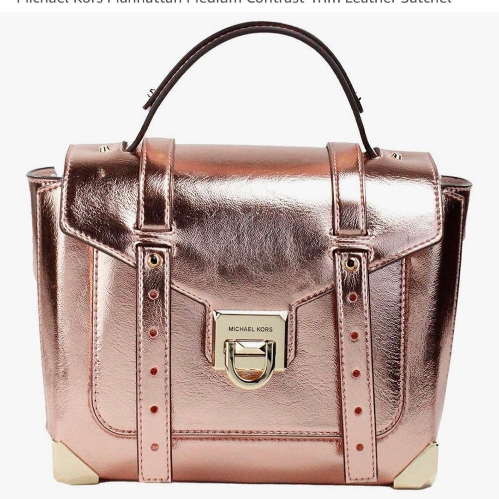 Michael Kors Rose Gold Satchel